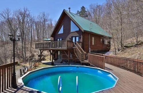 St-Adolphe-d'Howard Ski Chalet | Le Courchevel Luxe Chalet Private Pool Jacuzzi