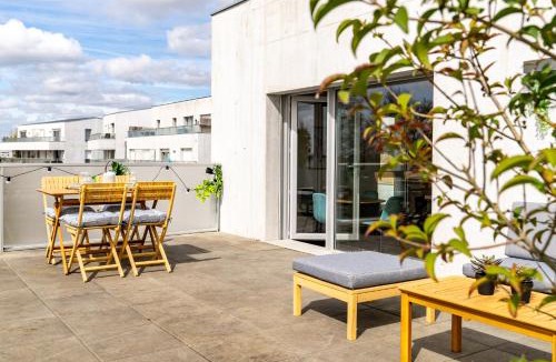 Saint-Herblain Apartment | Le Crépuscule - Appartement terrasse et parking