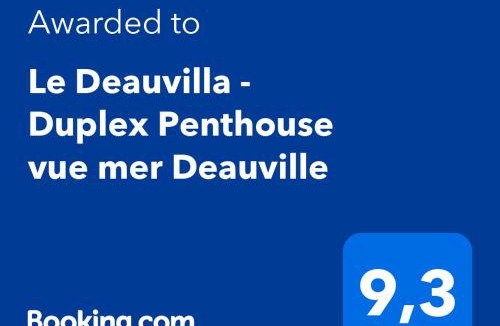 Deauville City Centre Apartment | Le Deauvilla - Duplex Penthouse vue mer Deauville