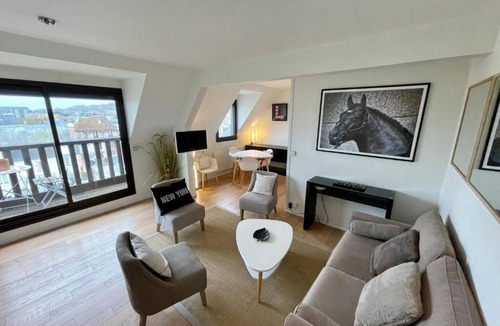 Deauville City Centre Apartment | Le Duplex Deauville - Walking distance, golden triangle, unobstructed view with balcony