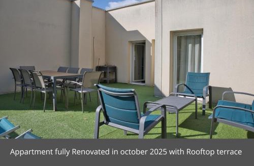 Montevrain Apartment | Le Duplex - Disneyland - Parking - Rooftop - Wifi