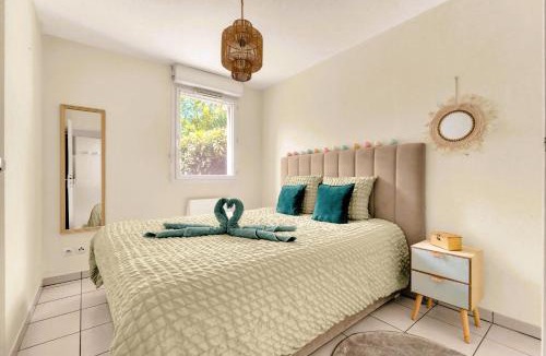 Toulouse North Apartment | Le Ernest - Piscine, Parking & Jardin privé et Climatisation