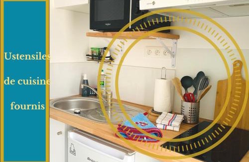 Saint-Hilaire-Saint-Mesmin Apartment | Le Fonctionnel Studio 1 - Parking- 20 min centrale