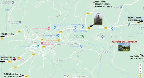 Lacaune Apartment | Le Gîte de L'Adrech