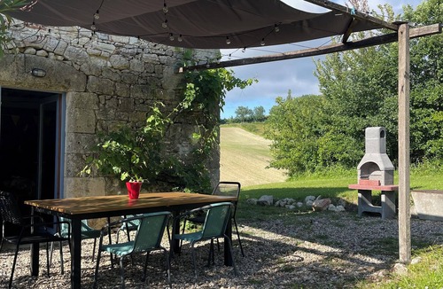 Montpezat House | Le Gîte de « La Chartreuse » Maison en Pierre Rénovée Avec Immense Piscine