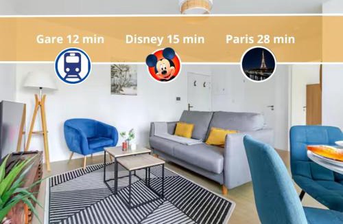 Bussy-Saint-Georges Apartment | Le Golfeur - 15 min Disney - 28 min Paris