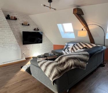 Saint-Omer Apartment | Le Grenier Chic - T3 duplex - Parking privatif