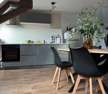 Saint-Omer Apartment | Le Grenier Chic - T3 duplex - Parking privatif