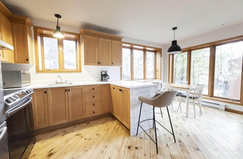 North Hatley Ski Chalet | Le Huard - Chalet rustique de luxe à North Hatley