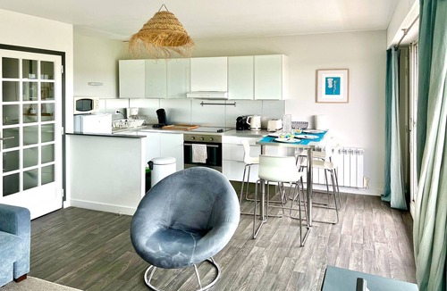 Saint-Ideuc Apartment | LE HYGGE - Bel apt avec terrasse, 150 m de la plage