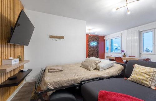 Patrotte Metz-Nord Apartment | Le Jenny - 2 lits - 4 pers' - Parking - Streaming