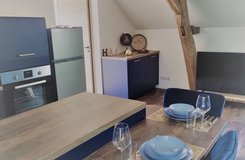 Saint-Jean-de-Vaux Apartment | Le Loft du Moulin Brochat avec espace jacuzzi commun