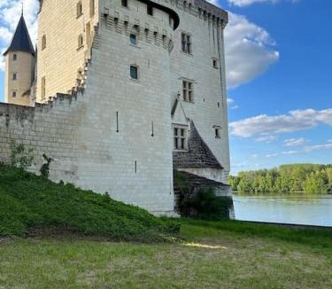 Montsoreau House | Le logis des diligences - Vue sur le château