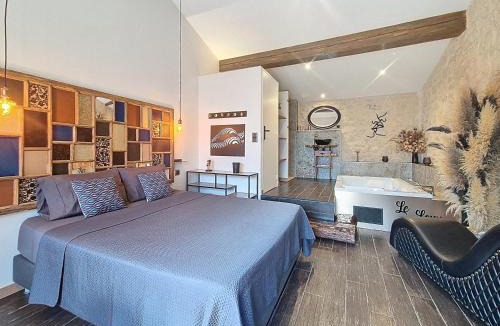 Cubnezais Apartment | Le Lovy , Studio indépendant avec Jacuzzi