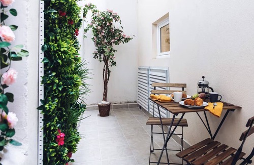 Saint-Merri Apartment | Le Marais: Where Paris Wears Its Soul-A Chic Parisian Hideaway/Triplex+Patio+A/C