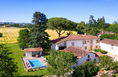 Gaillac House | Le Mazage des Trégans, Swimming pool & wooded park in a peaceful setting