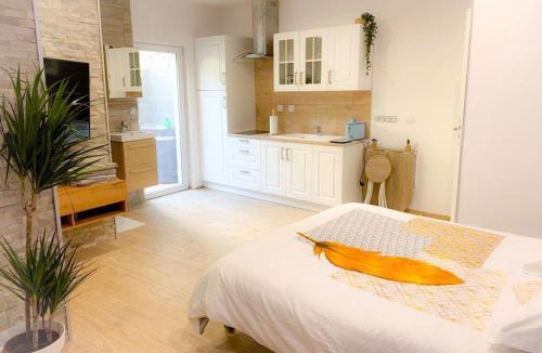 La Roche-Blanche Apartment | Le Menhir 2 Jacuzzi Spa Terasse Barbecue