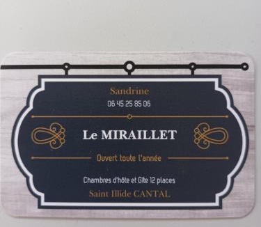 Saint-Illide Bed & Breakfast | Le Miraillet, chambre hôte