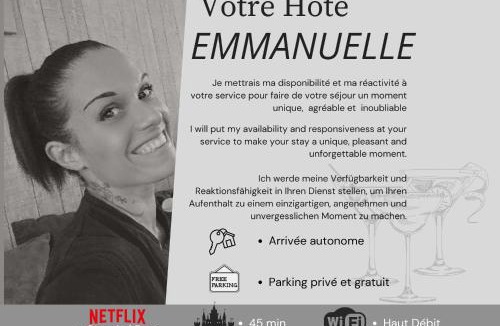 Brasles Apartment | LE NAMASTE Charmante maisonnette climatisée de 45 m2