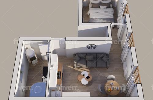 Villefranche-de-Rouergue Apartment | Le Nid 3 étoiles Wifi, Netflix, Disney, Coeur de Bastide