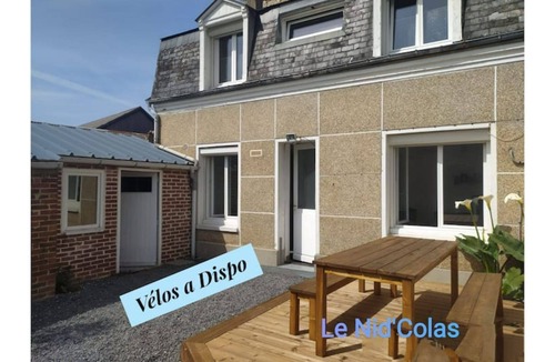 Fecamp House | Le Nid Colas", south courtyard/bicycles available