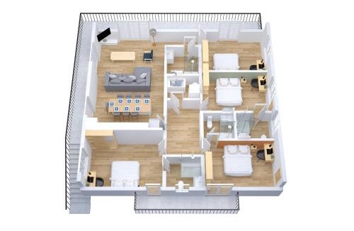 Montaigu Apartment | Le Noyer - moderne - spacieux - parking