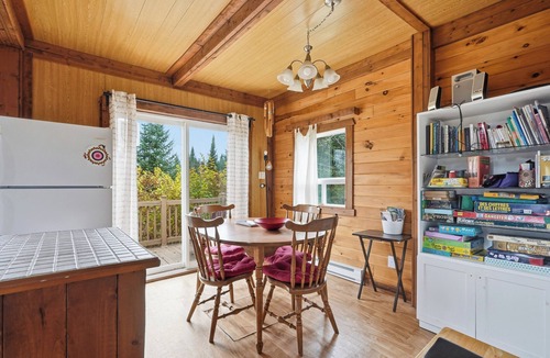 Saint-Magloire Ski Chalet | Le P'tit Chal'eureux – feu de camp/forêt et calme
