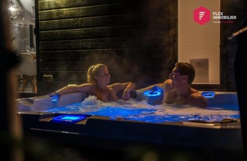 Pont-Rouge House | Le Palmier de Portneuf - Chalet Spa privé Ambiance resort - Pont Rouge