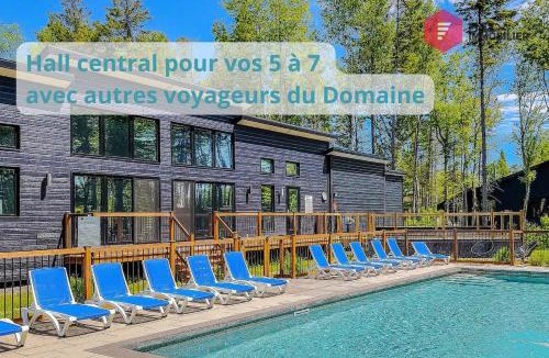 Pont-Rouge House | Le Palmier de Portneuf - Chalet Spa privé Ambiance resort - Pont Rouge