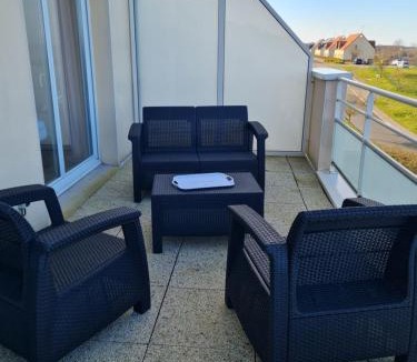 Rouxmesnil-Bouteilles Apartment | Le Panorama, échappée mer Dieppe & parking privé
