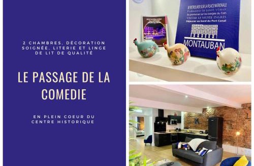 Montauban Apartment | Le Passage de la Comédie - Climatisation & WiFi Fibre