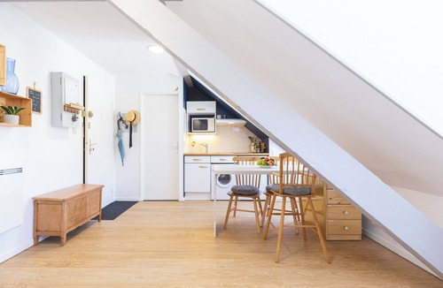 Bagneres-de-Luchon Apartment | Le Perchoir, with parking, opposite the thermal baths