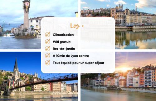 Tassin Apartment | Le Perchoir Tassin - Clim & Proche Campus du numérique