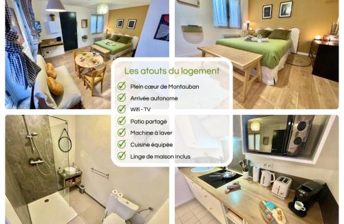 Montauban Apartment | " Le Petit Venise " Centre Ville - Wifi - TV