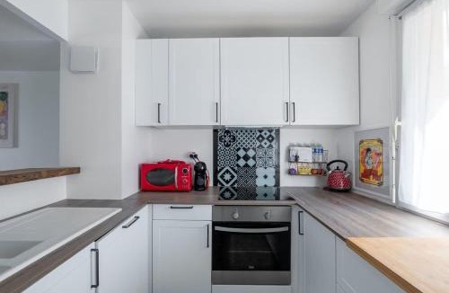 Bobigny Apartment | Le Picasso - Métro 5, terrasse, très calme