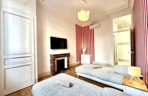 Quartier Chorier-Berriat Apartment | Le Porte de France, 6 pers, 300 m gare, Climatisation