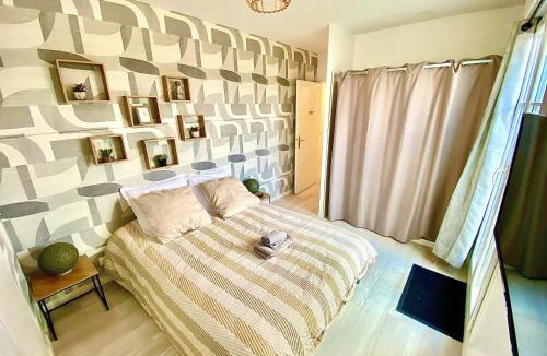 Le Blanc-Mesnil Apartment | Le Prestige Terrasse-Cocon familial cosy, Billard & Jacuzzi avec vue sur Paris