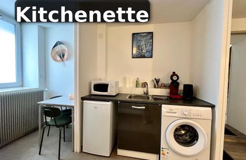 Rives Apartment | Le ptit chez soi by LPNL Studio confort RDC, Lit Queen, Arrivée autonome
