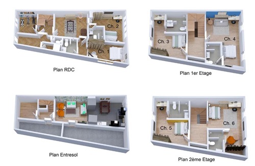 Roubaix House | Le Relais de la Poste 6ch 6 sdb, Fitness & Babyfoot, Centre