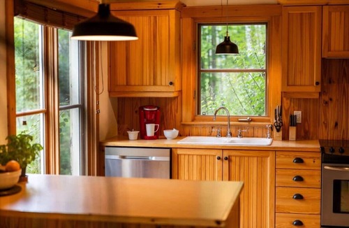 Pohenegamook Ski Chalet | Le Renne Elisabeth - Lake access