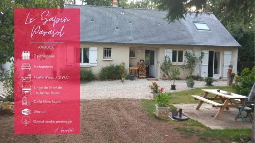 Lussault-sur-Loire House | Le Sapin Parasol - House for 7 people.