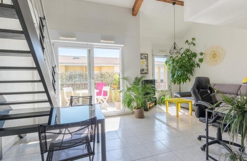Port Ariane Apartment | LE SMILE DUPLEX - LATTES, IDEAL PRO WIFI NETFLIX Proche PLAGE TRAM