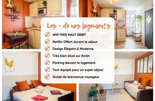 Anzin Apartment | LE SWEET PLACE - NETFLIX I I WIFI I CENTRE - Confort & COSY