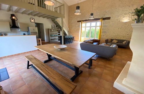 Chalais House | Le Tamaris - Former barn with private pool
