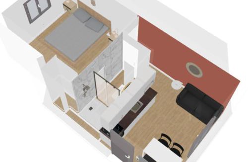 Carhaix-Plouguer Apartment | Le Terra Rossa - Home Homy