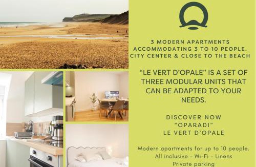 Le Portel Apartment | 'Le Vert d'Opale' Douceur et sérénité