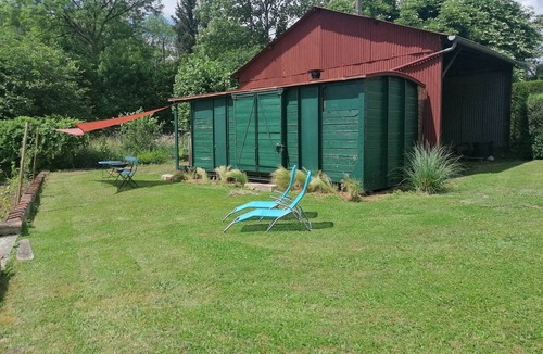 Chesnois-Auboncourt Cabin | Le Wagon des Amoureux Avec Spa