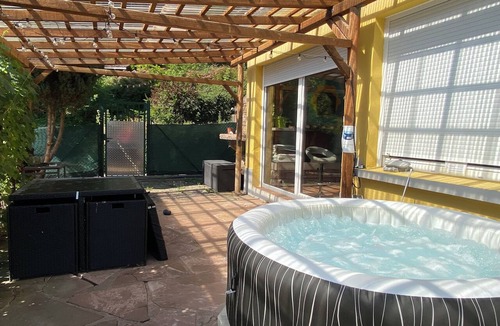 Saulxures Apartment | LeCLARA Vacation Rental in the Mountains: pool table, hot tub, sauna. pets welcome