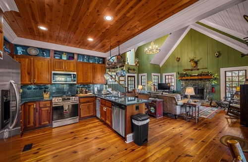 Mentone House | Legacy on the Lake-pool table, hot tub, fire pit, 180 views