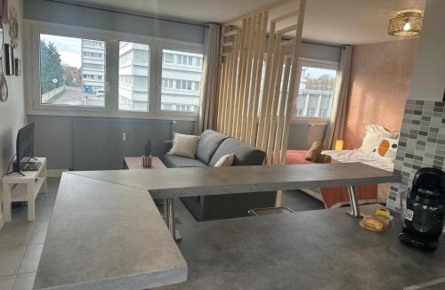 Mons-en-Baroeul Apartment | LeRelaisdOdile - Studio Charmant - Proche Metro - Parking Gratuit - Mons-en-Barœul